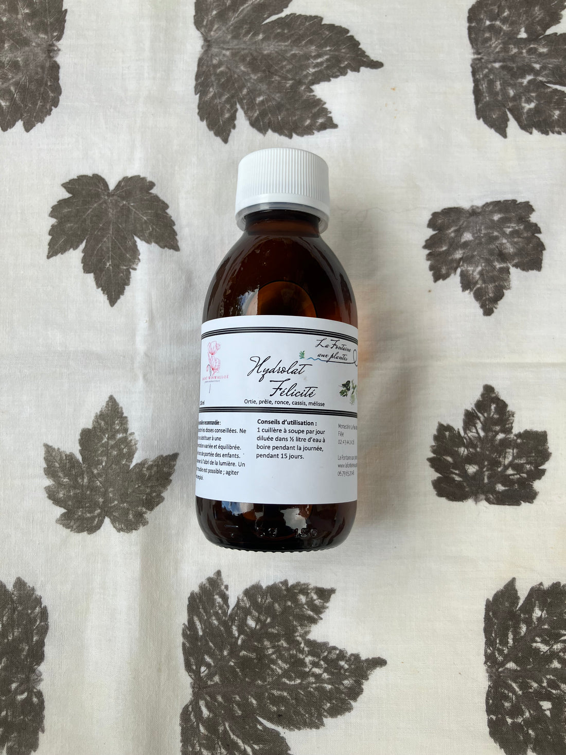 Hydrolat Félicité 150 ml – hydrolat ortie, ronce, prêle, cassis, mélisse