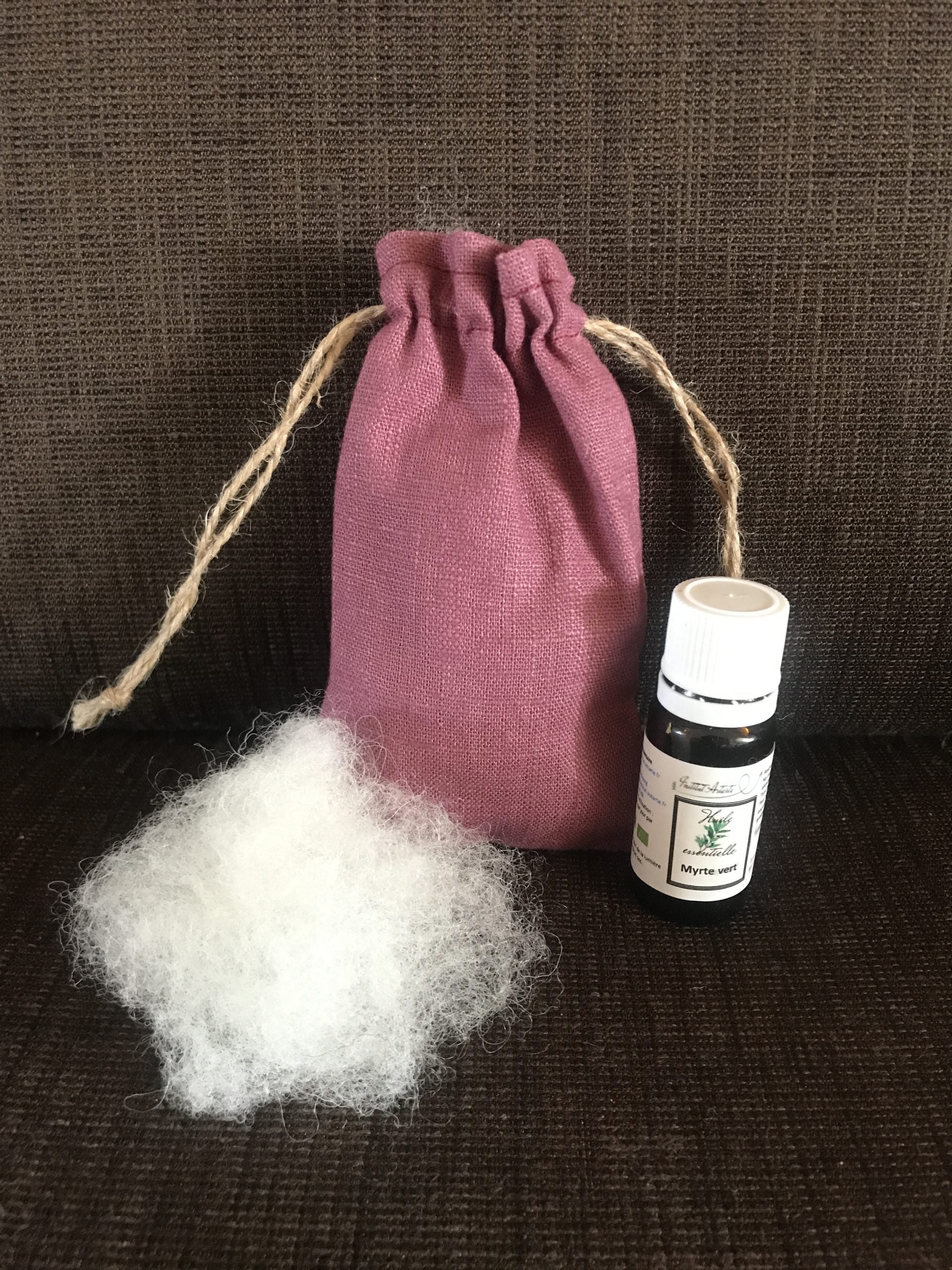 Aumônière rouge - La Fontaine aux Plantes