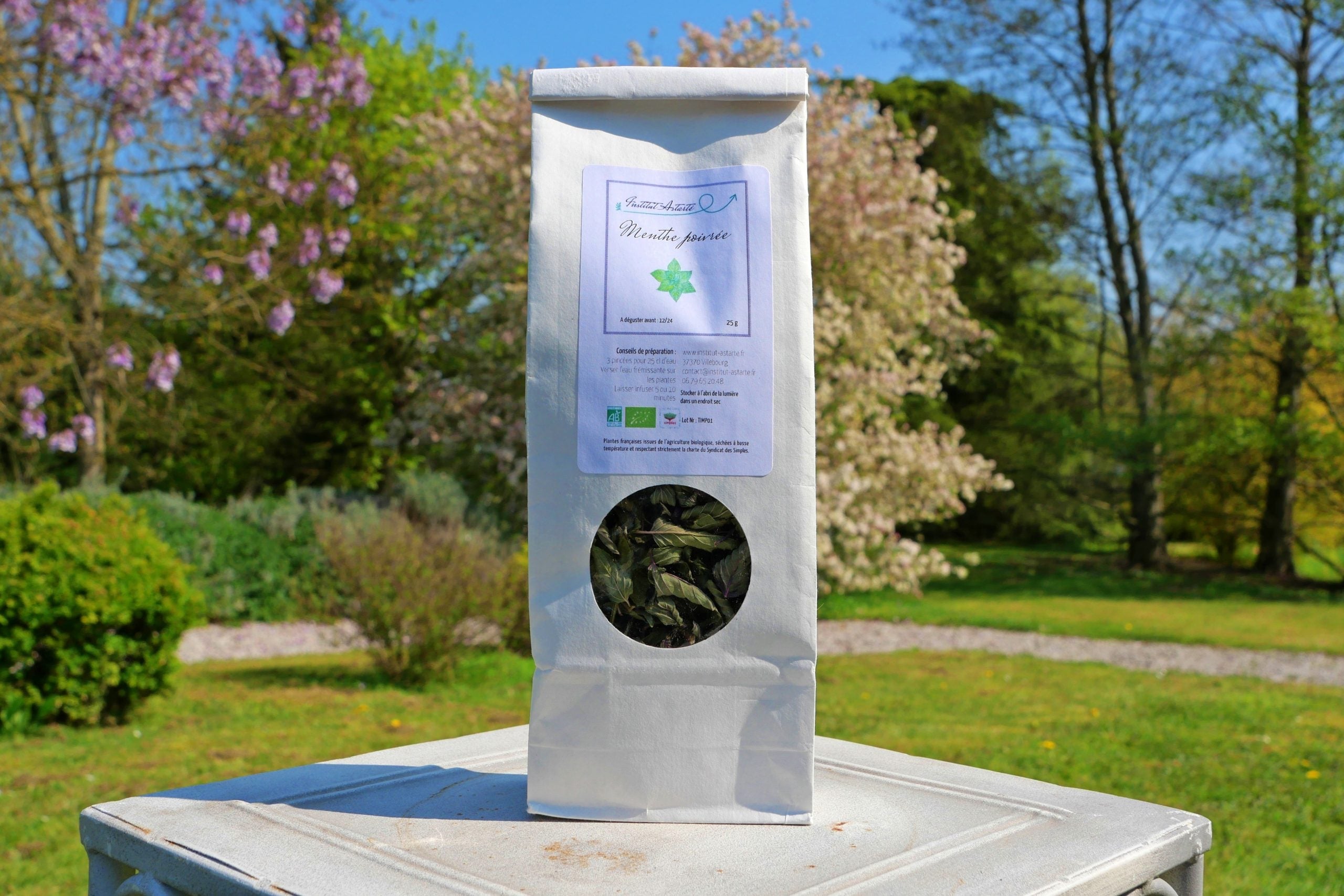 Tisane menthe poivrée - La Fontaine aux Plantes